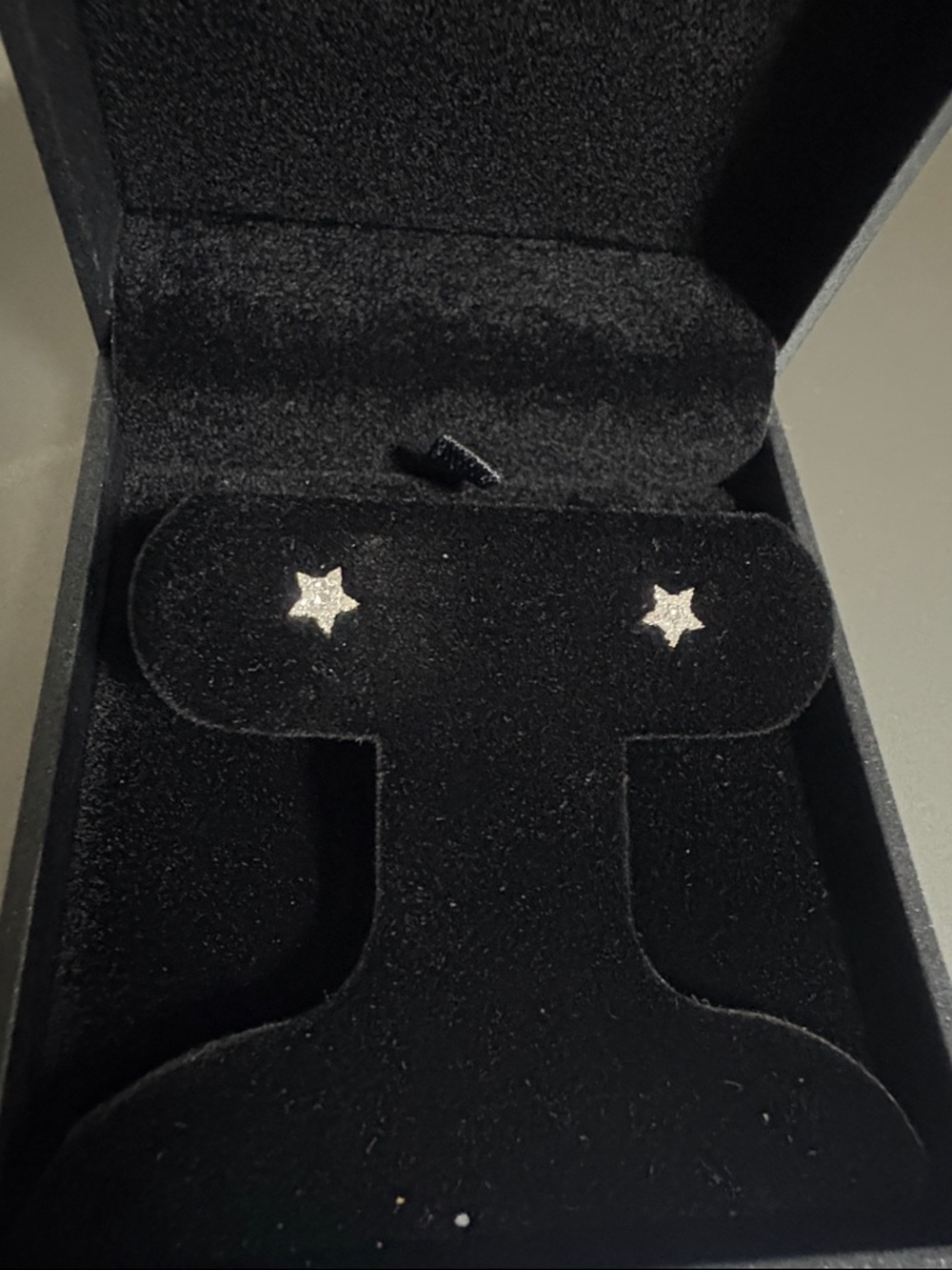 Diamond Star Stud Earrings - 14Kt Yellow Gold